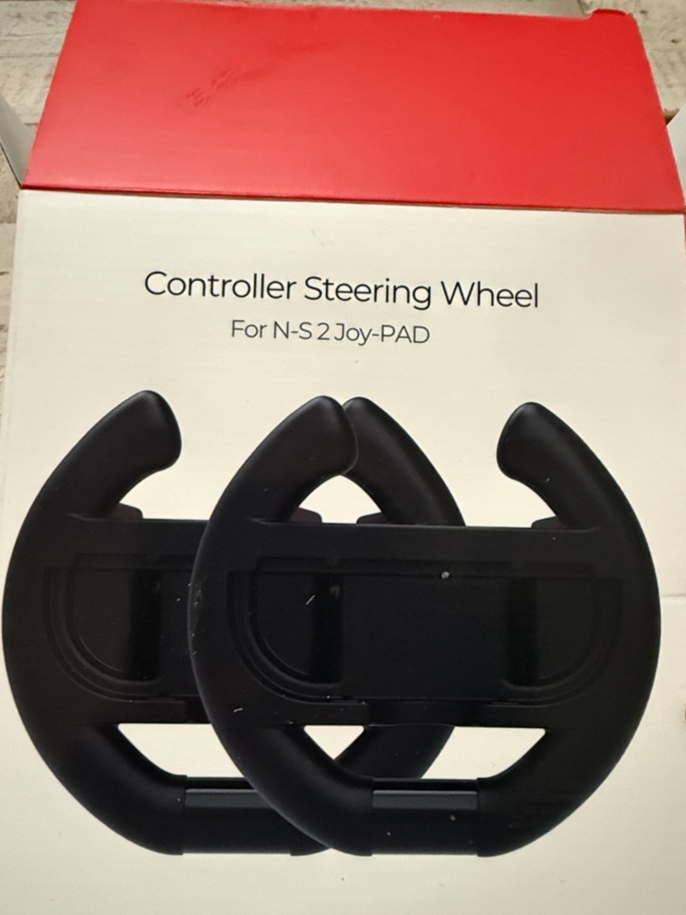Controller Steering Wheel Pair for N-S 2 Joy-PAD - Black